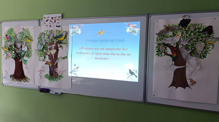 Урок-соревнование на тему «Птицы»между классами.